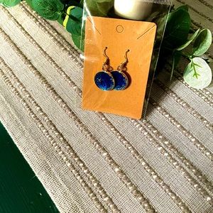 Round Ocean Earrings